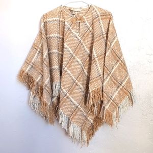 Boyne Valley Weavers Wool Blend Poncho Made in Ireland